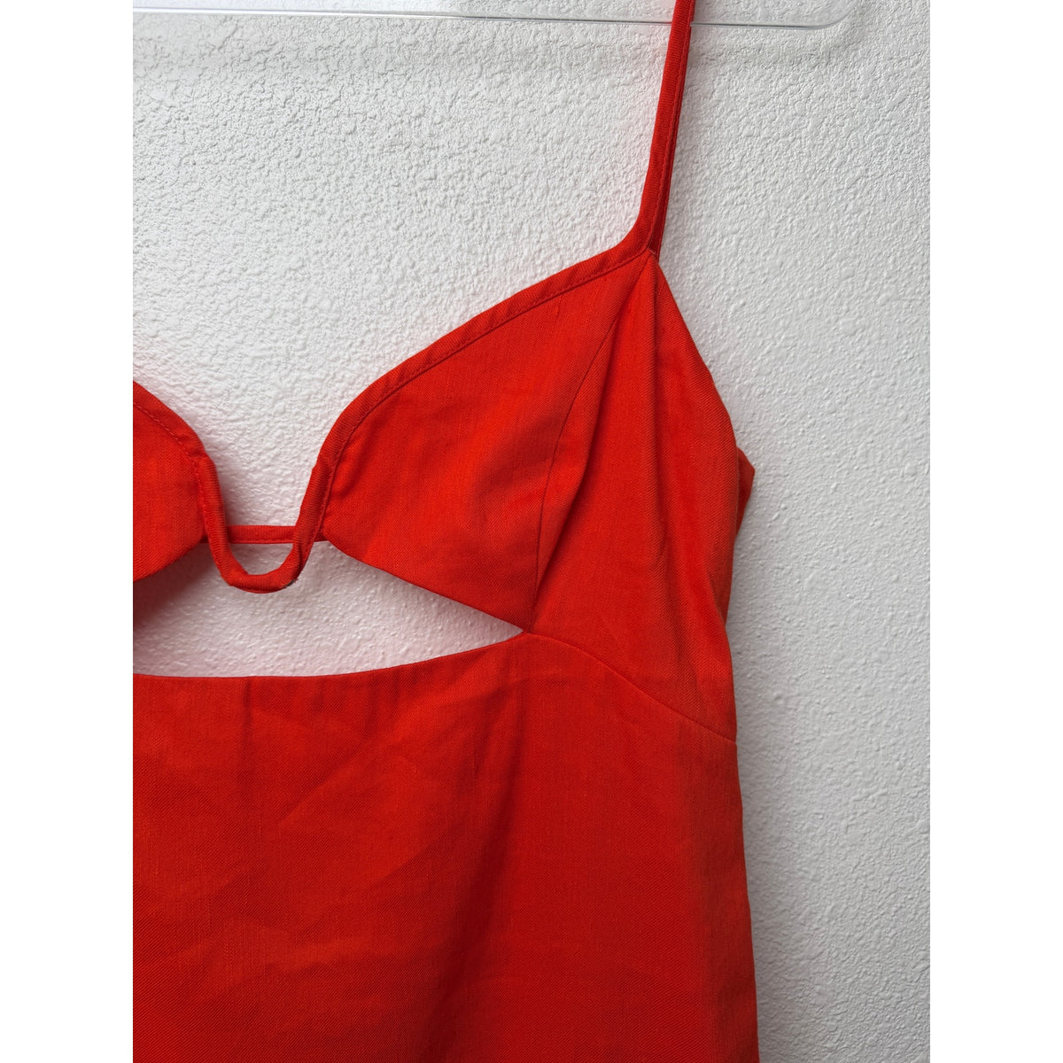 GAUGE81 Orange Red Cutout Mini Dress Women S