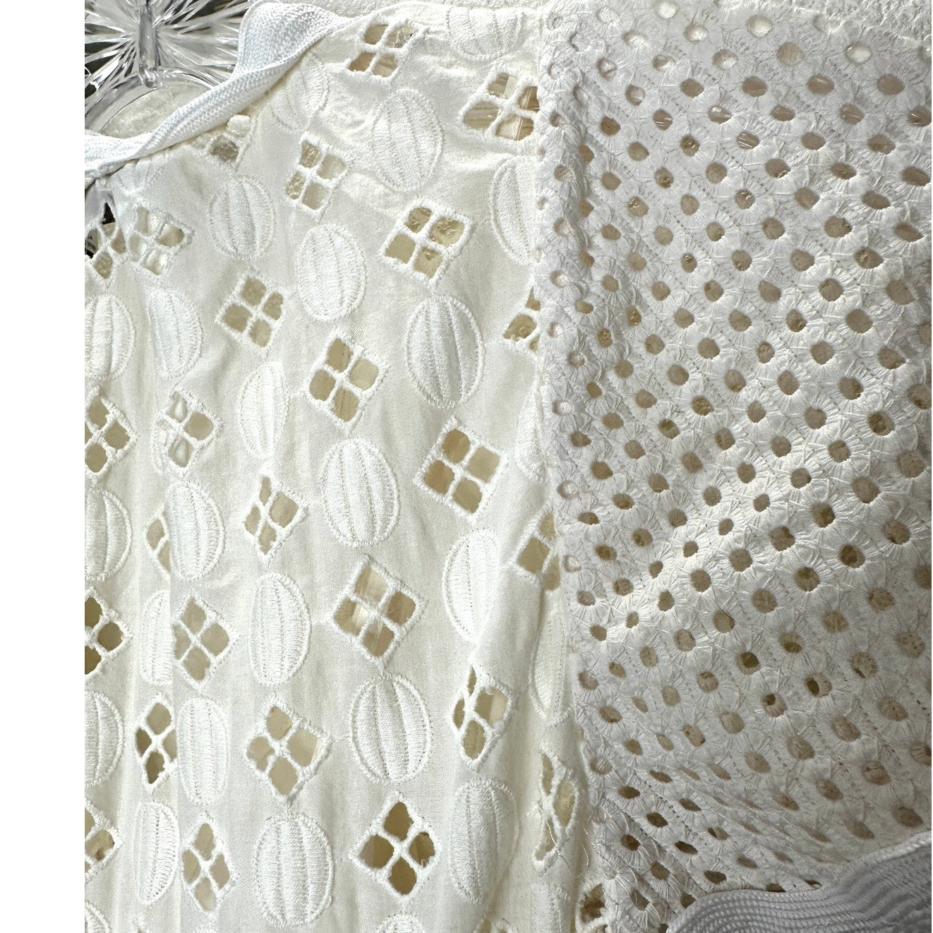 Alice McCall Daybreak White Ivory Broderie Lace Midi with Slip Dress 2