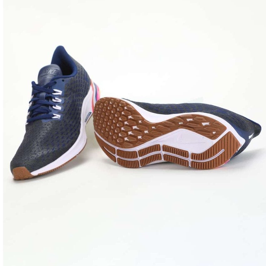 Nike W Air Zoom Pegasus 35 PRM Blue Mesh Running Shoe Sneakers 8