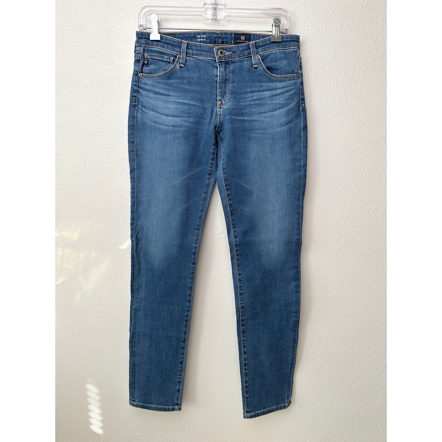 AG The Stilt Jeans Medium Wash Women US 28 Cigarette