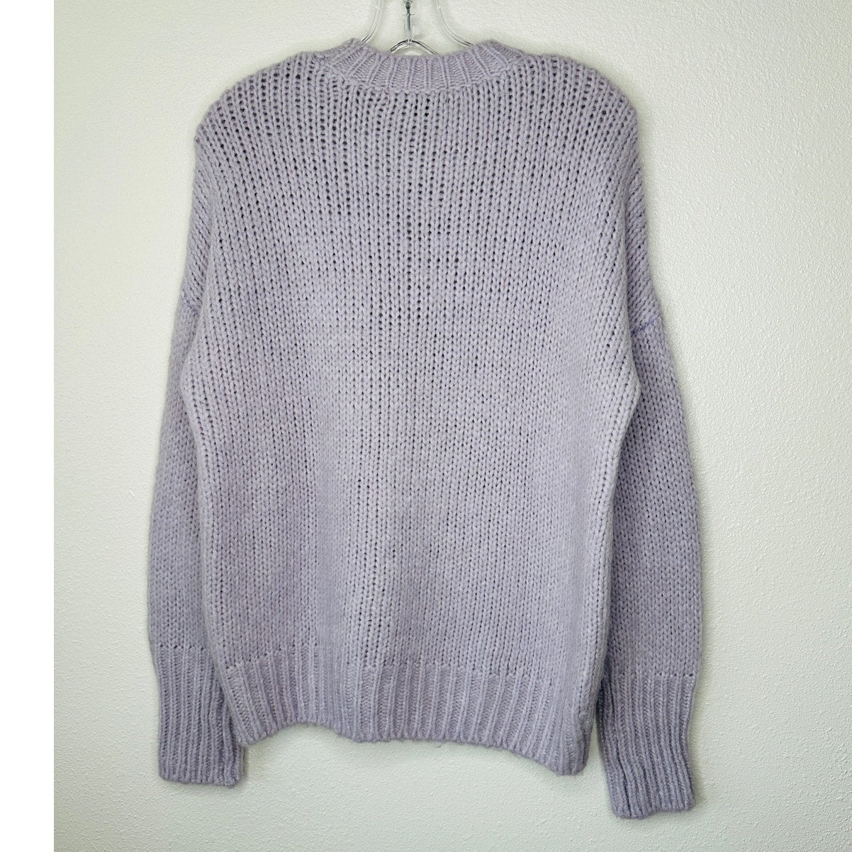 Sanctuary Purple Telluride Pullover Chunky Knit Long Sleeve Sweater S