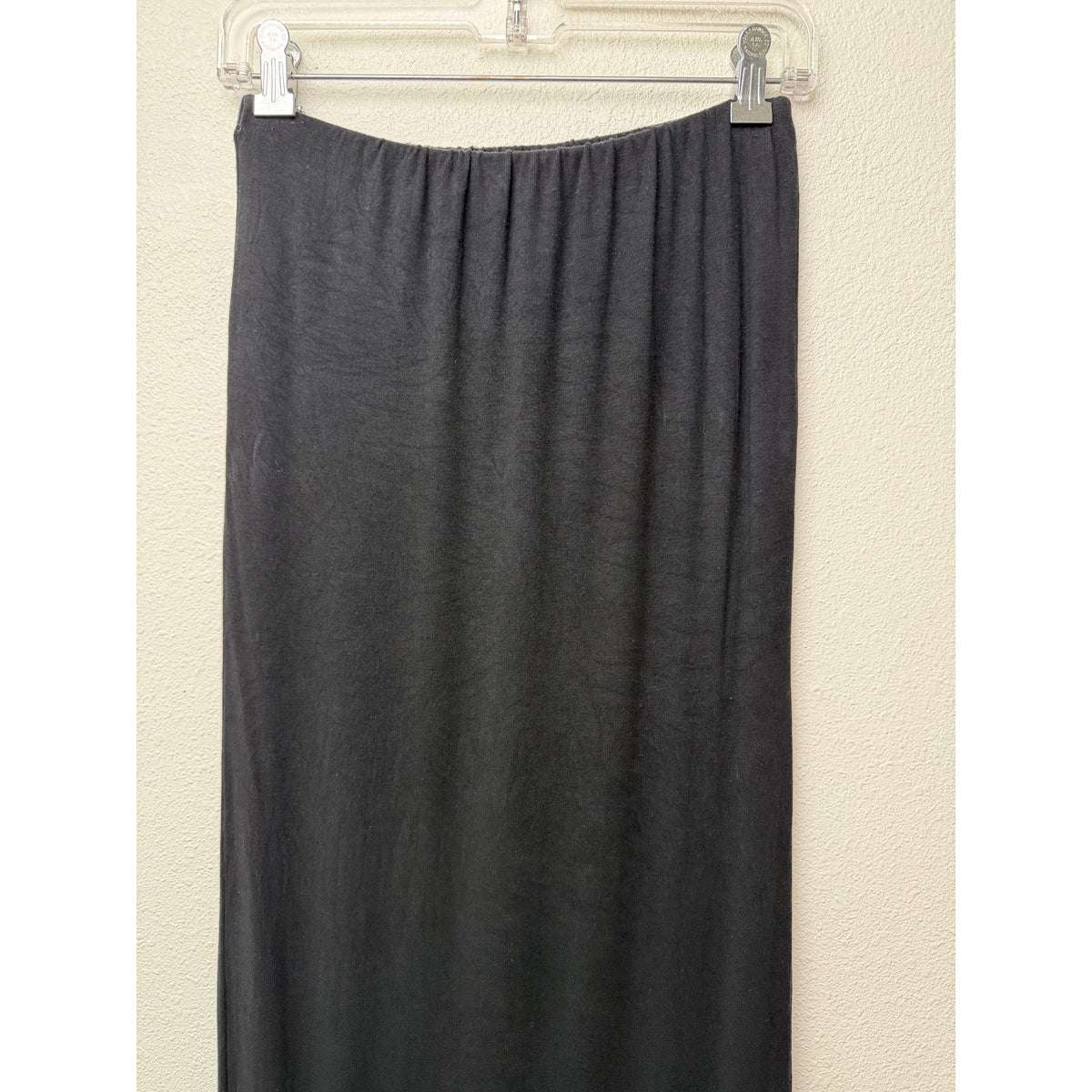 Molly King x BAYSE Black Stretch Column Maxi Skirt Viscose Women's US M