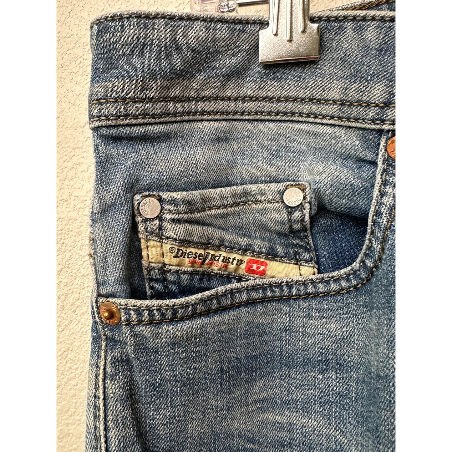 Diesel Safado Slim Jeans Medium Wash Men's US 34 Button Fly