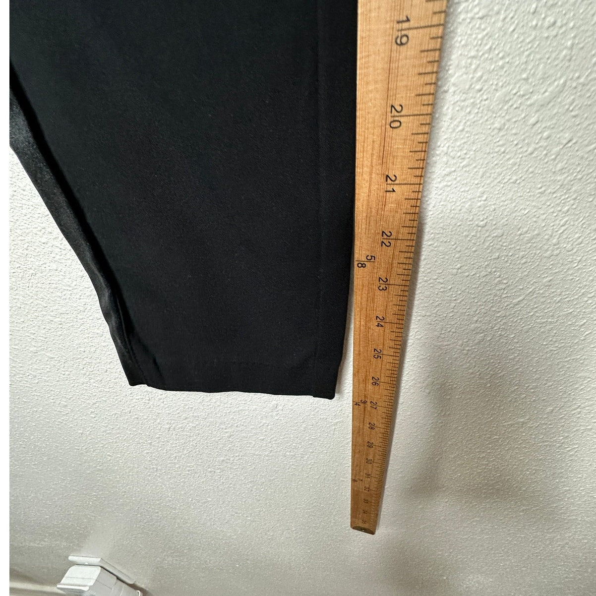 Rag & Bone Black Lamb Leather Side Stripe Back Zip Stretch Pants 8
