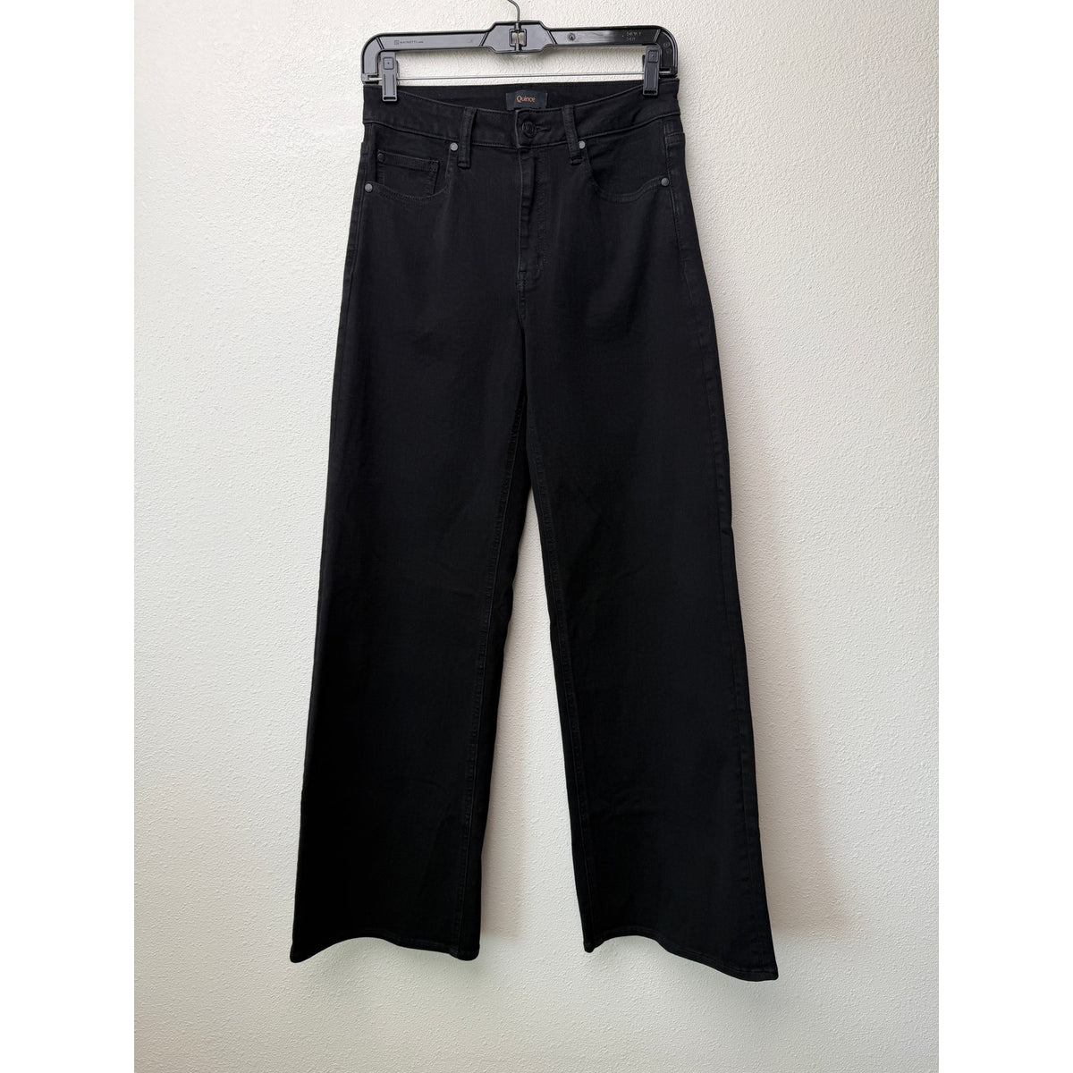 Quince Bella Black Wide Leg Jeans Women's 27 x 32