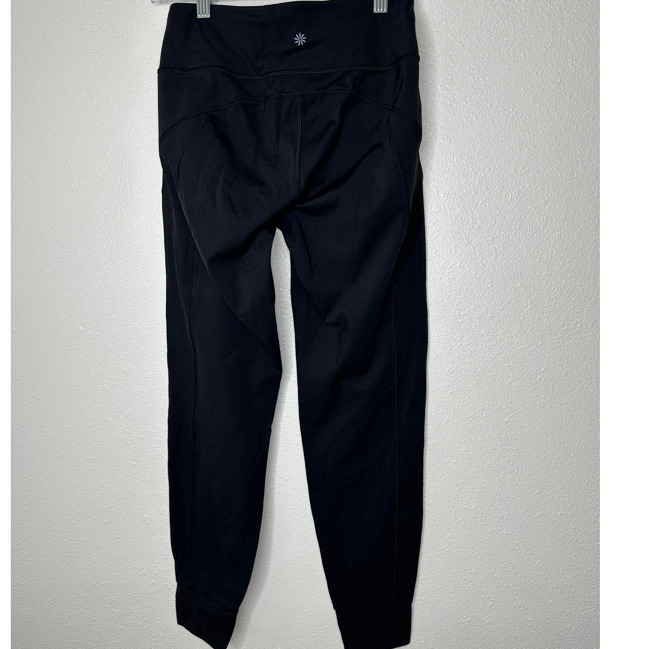 Athleta Black Distant Jogger High Rise Zip Pockets Yoga Pants XXS