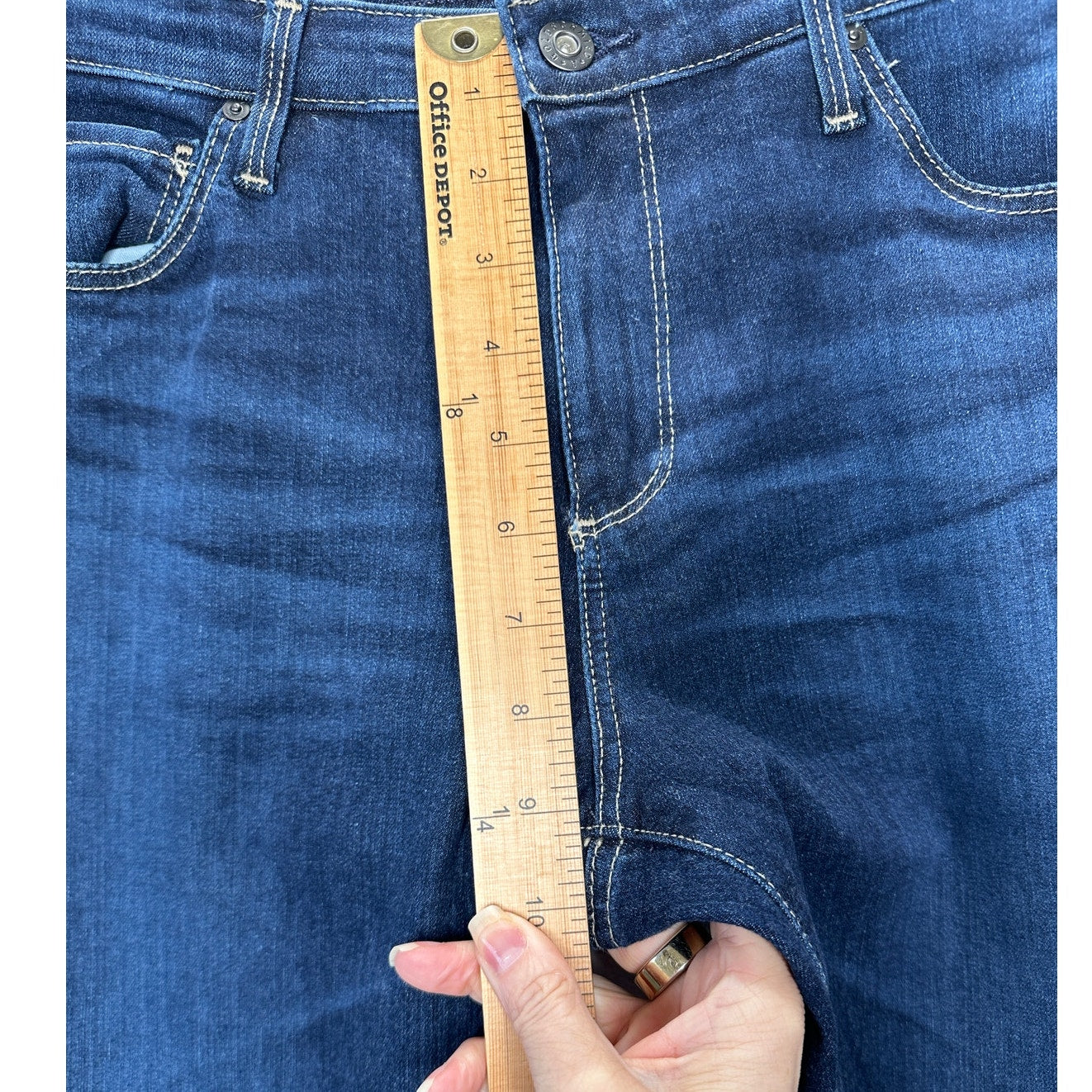 AG Dark Wash Prima Ankle Cigarette Leg Contour 360 Jean 31R