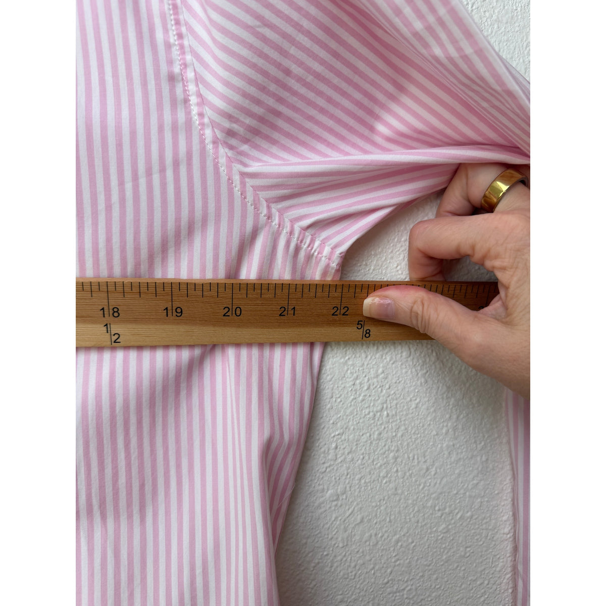 Brunello Cucinelli Pink Stripe Cotton Shirt Men L