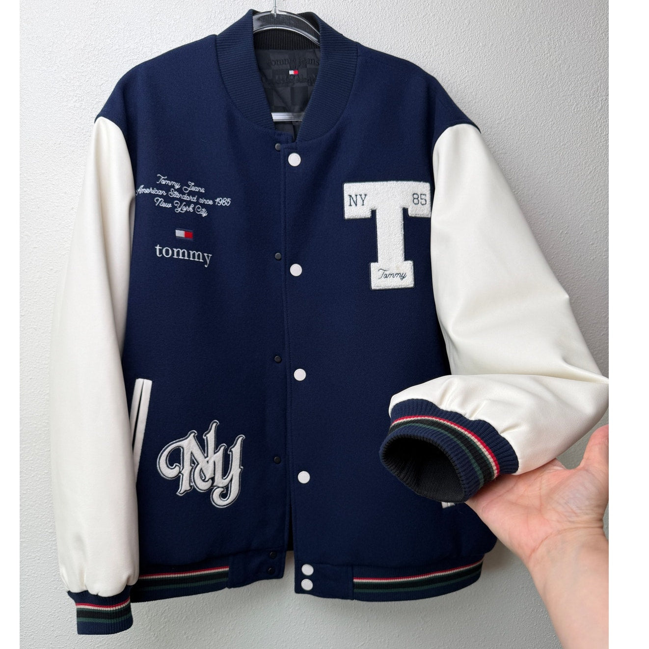 Tommy Jeans NY Varsity Letterman Jacket Men's US XL