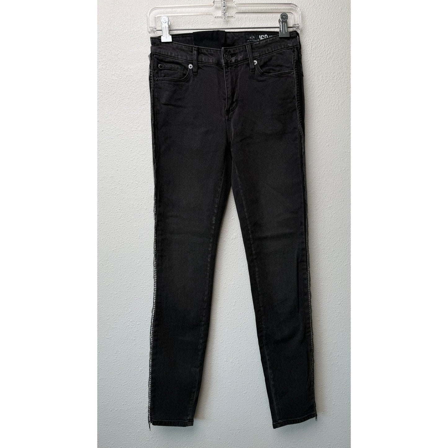 NWOT Armani Exchange J69 Gray Super Skinny Women's Jeans 26