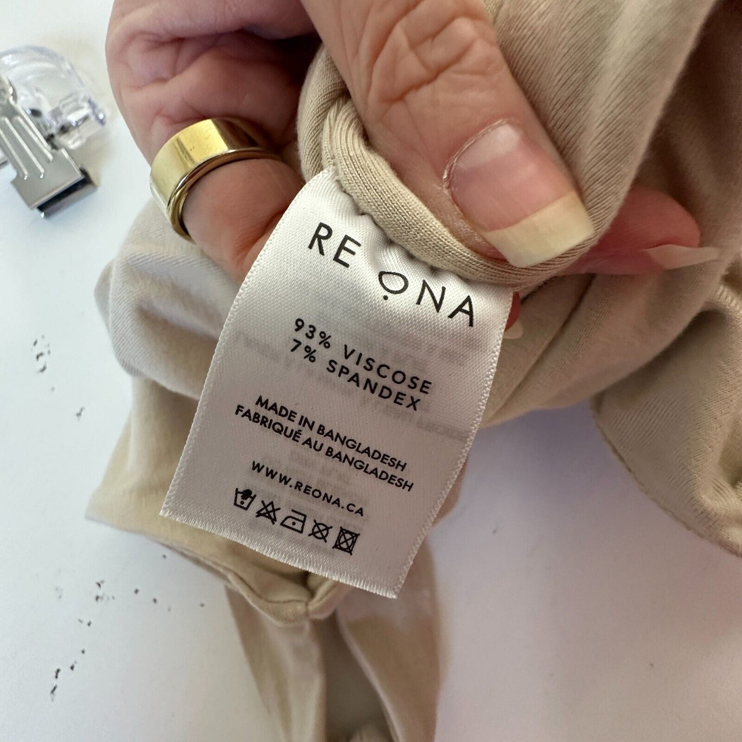 Re Ona Ivory Sophia One Shoulder Sexy Bodycon Knit Lined Midi Dress Medium