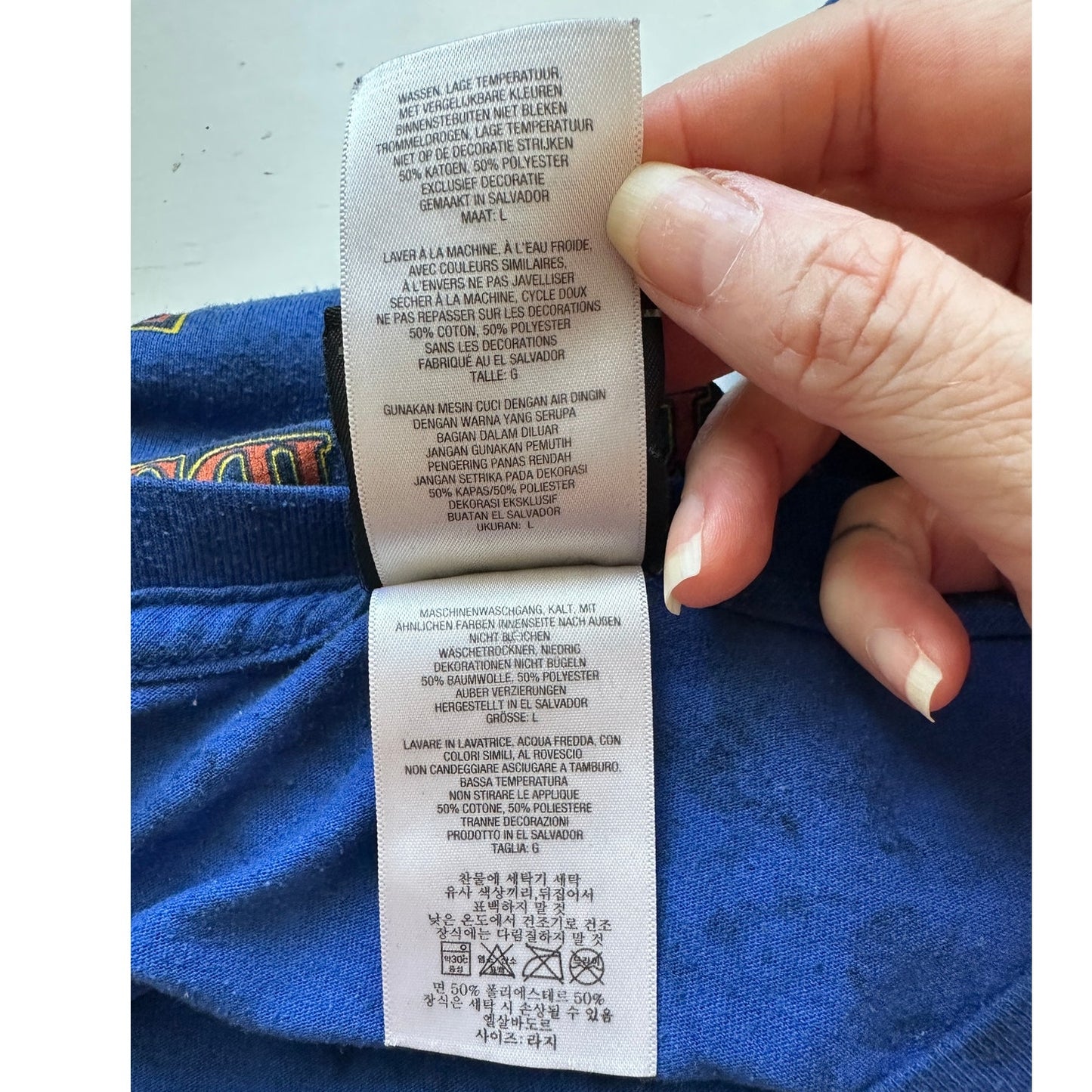 Harley-Davidson Savannah GA Tee Men’s L Blue Biker Shirt