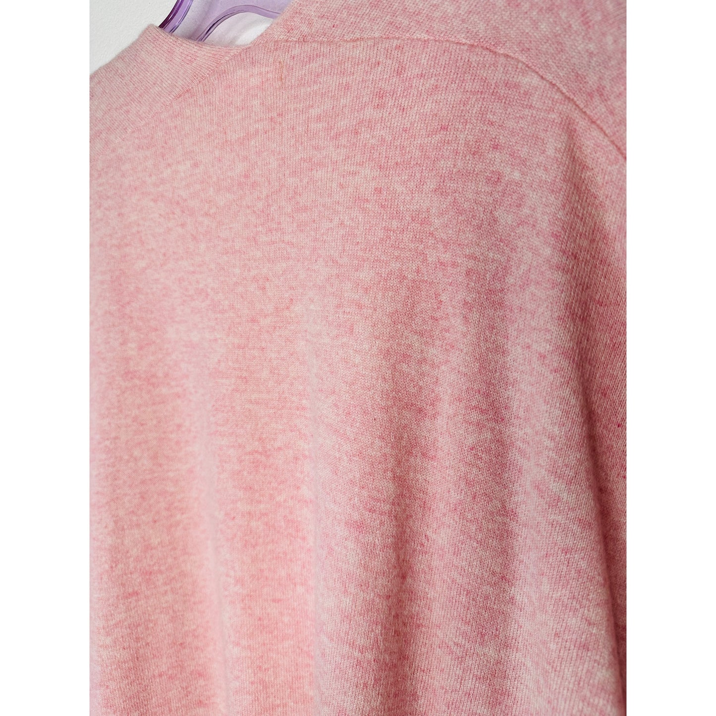 NWT Sablyn Peony Pink Rooney Shawl 100% Cashmere Open Front Sweater Vest S