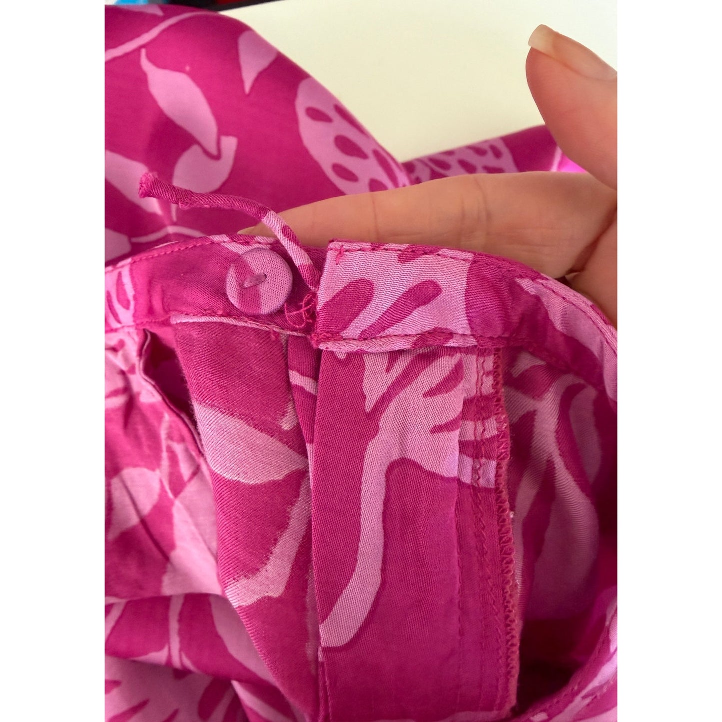 Poupette St Barth Pink Pants Womens S Wide Leg