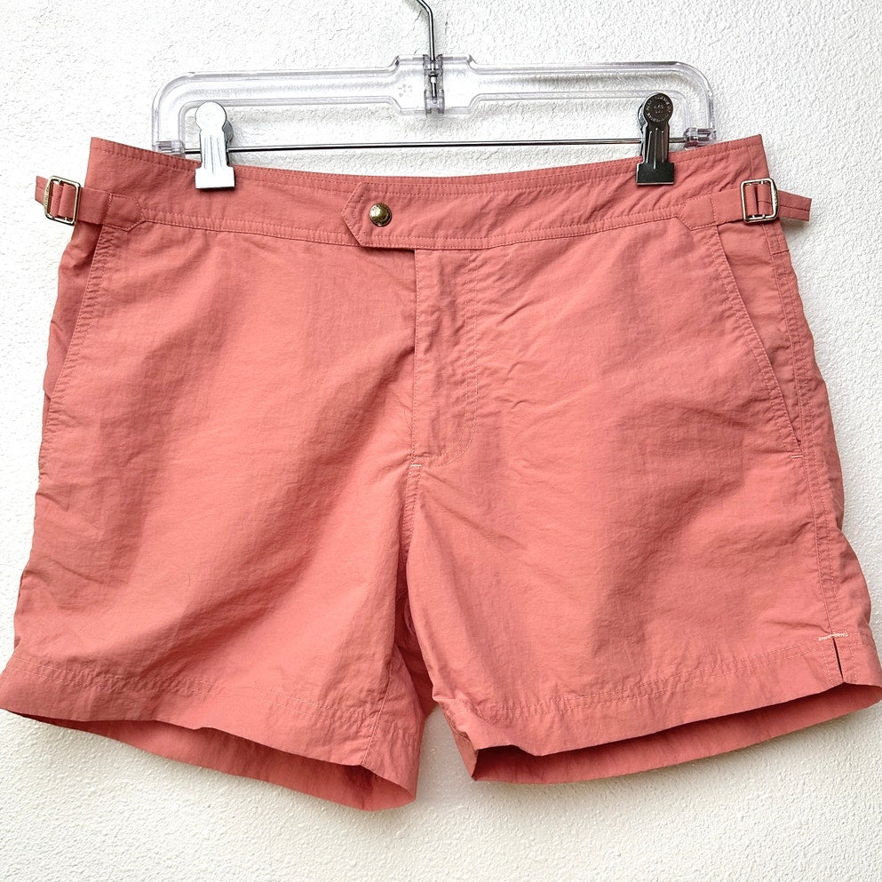 Tom Ford Swim Shorts Peach Men US M Buckle