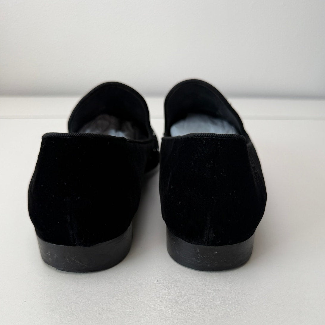 Giuseppe Zanotti Afelia Crystal Embellished Suede Loafers EU 43