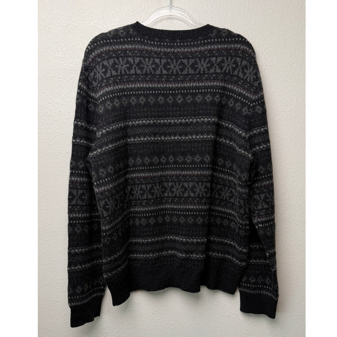 Ralph Lauren Purple Label Gray Cashmere Sweater Men XL