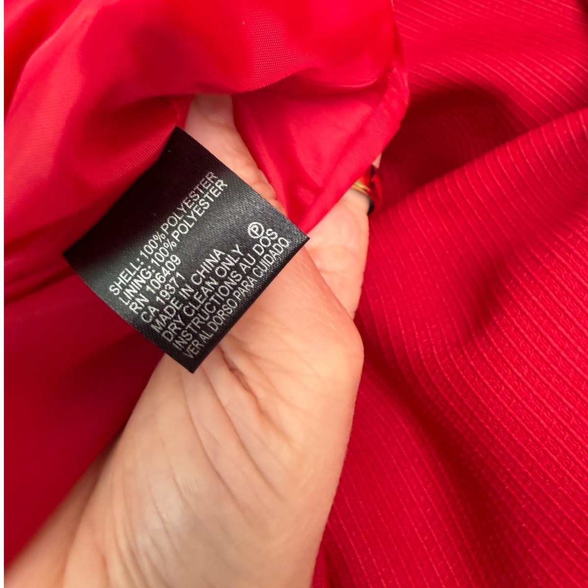 NWT Tahari Red Bow Pleated Sleeveless Dress Size 14