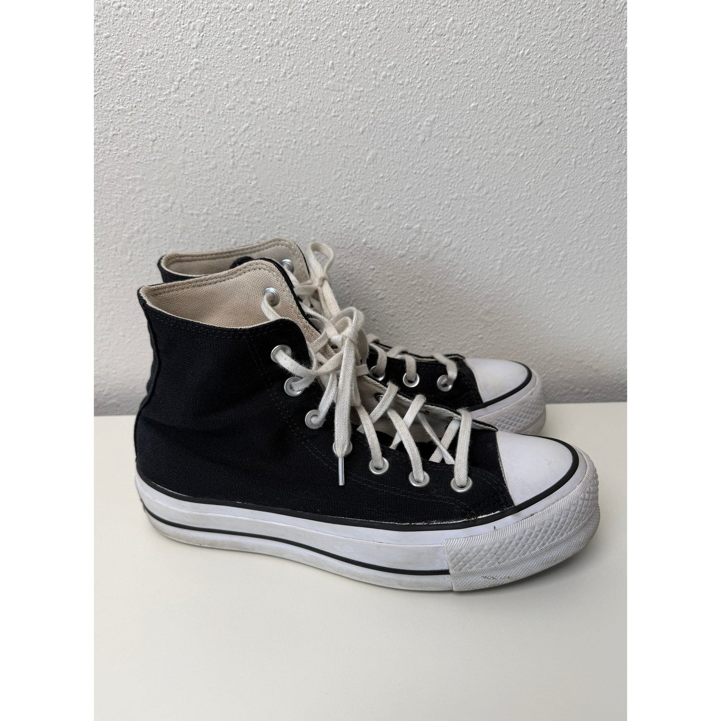Converse All Star Lift Black Platform High Top US 7.5