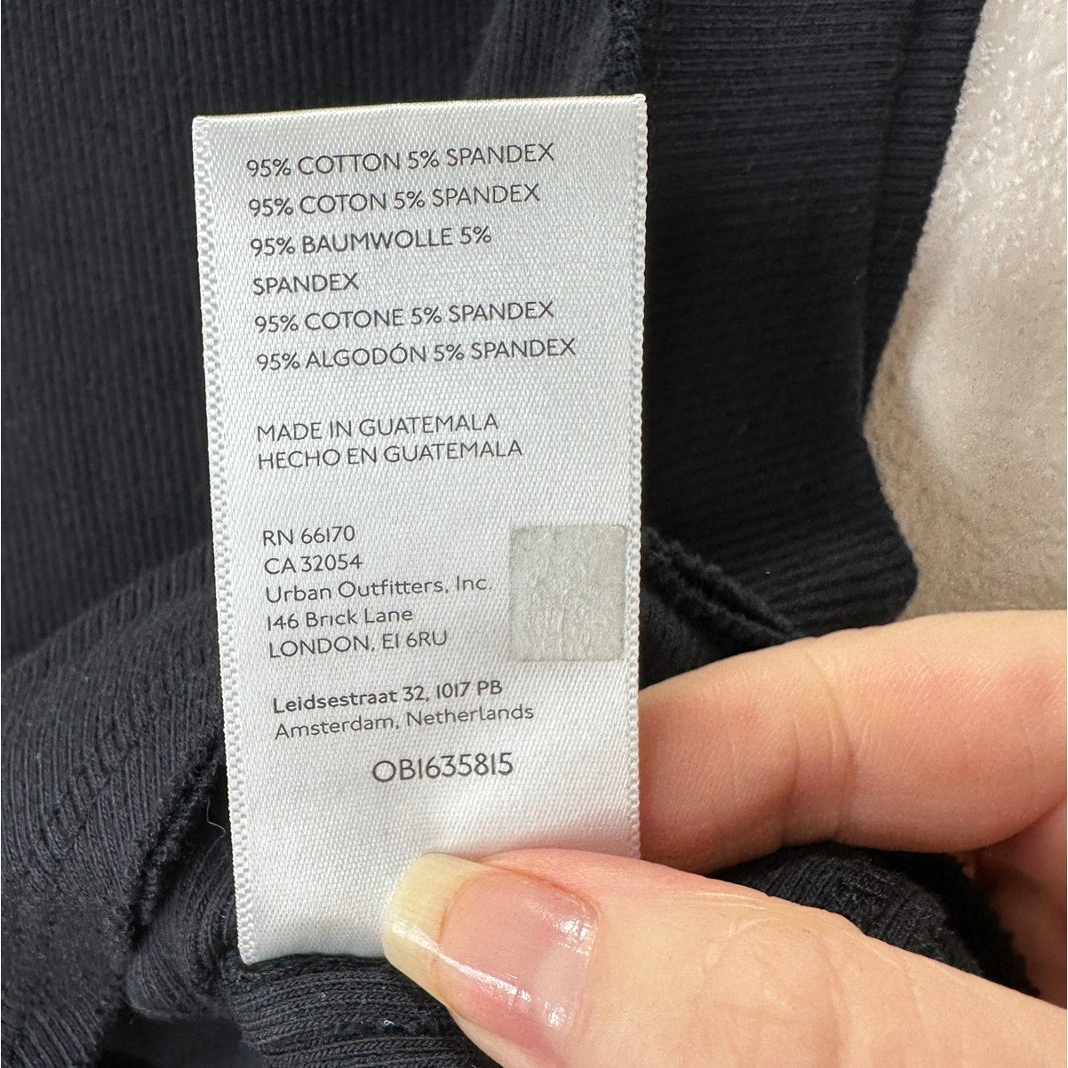 We The Free Black Round Neck Sleeveless Kate Shirt Ribbed Tank Top S