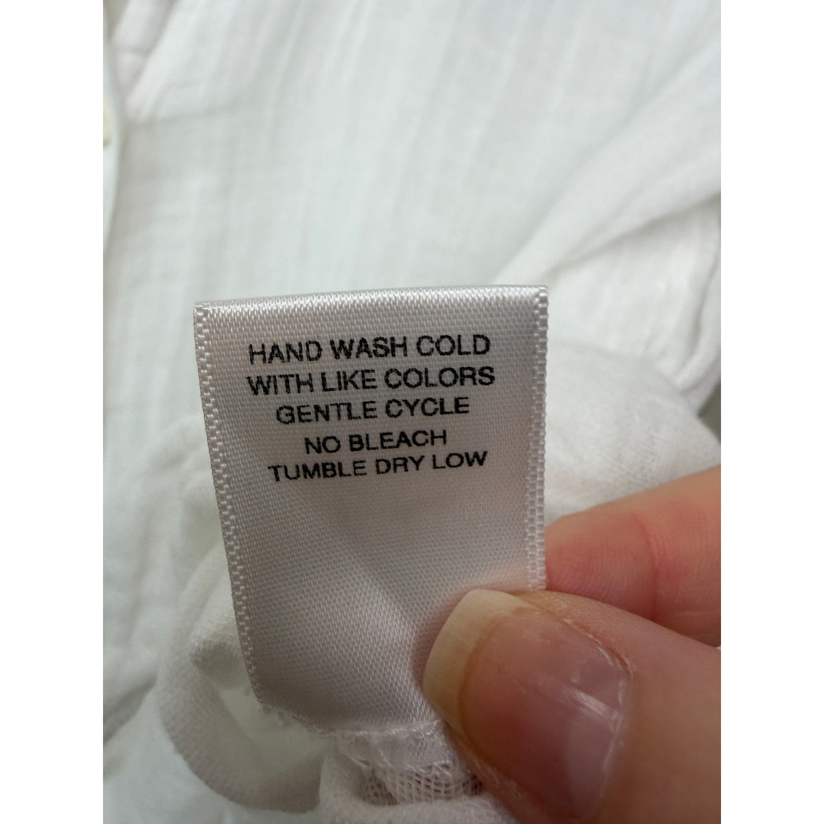 Michael Stars White Cotton Gauze Button Shirt Women M