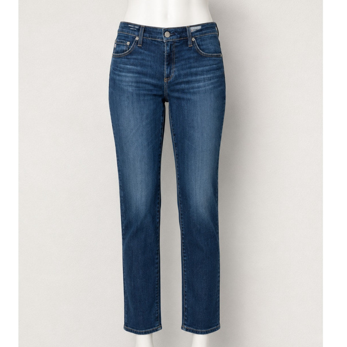 AG Jeans Prima Crop Cigarette Jeans Blue Women’s 31 Ankle Mid Rise