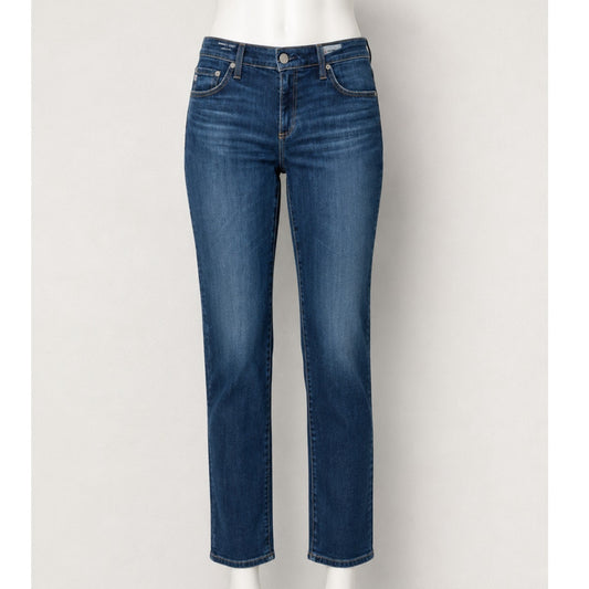 AG Jeans Prima Crop Cigarette Jeans Blue Women’s 31 Ankle Mid Rise