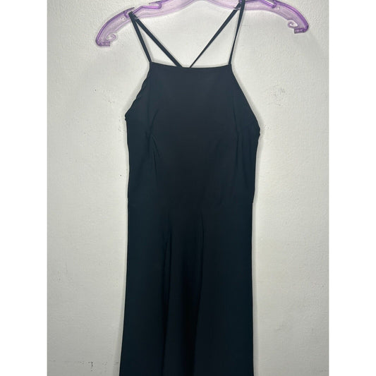 Brandy Melville Black Criss-Cross Back Mini Dress OS