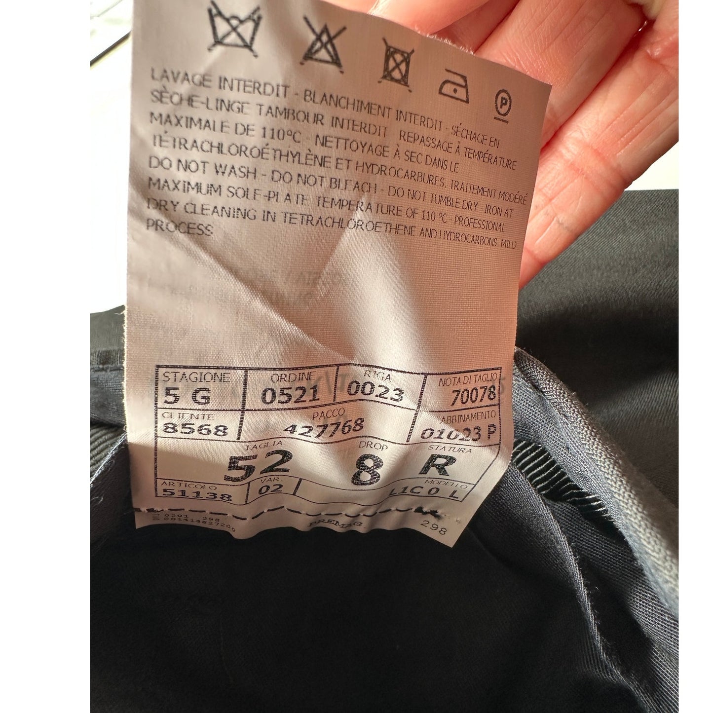 Lanvin Wool Dress Pants Black Men US 36 (EU 52) Flat-Front Trousers