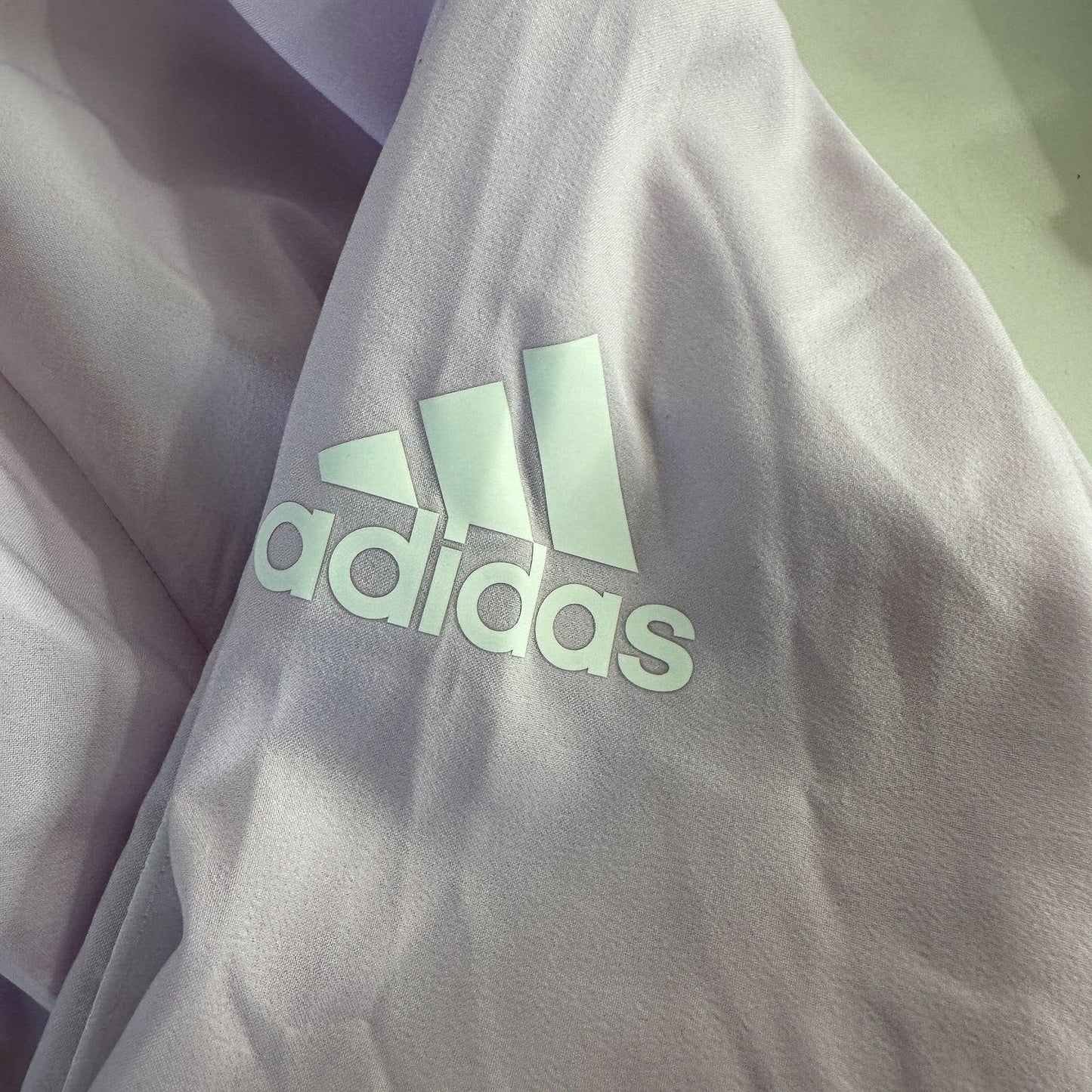 NWT Adidas W 3S Train Climalite Jacket Aero Pink Lilac Zip Front Windbreaker S