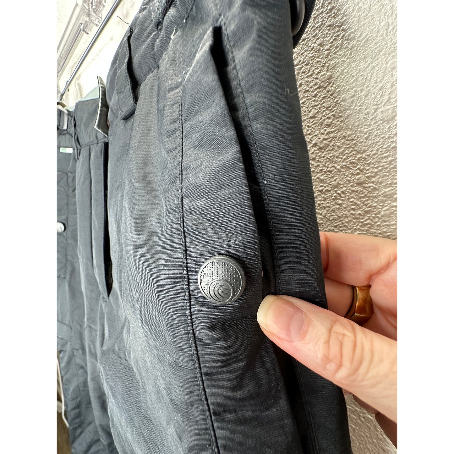 Columbia Black Women's Convert Snow Pants XS Insulated Waterproof Ski Winter