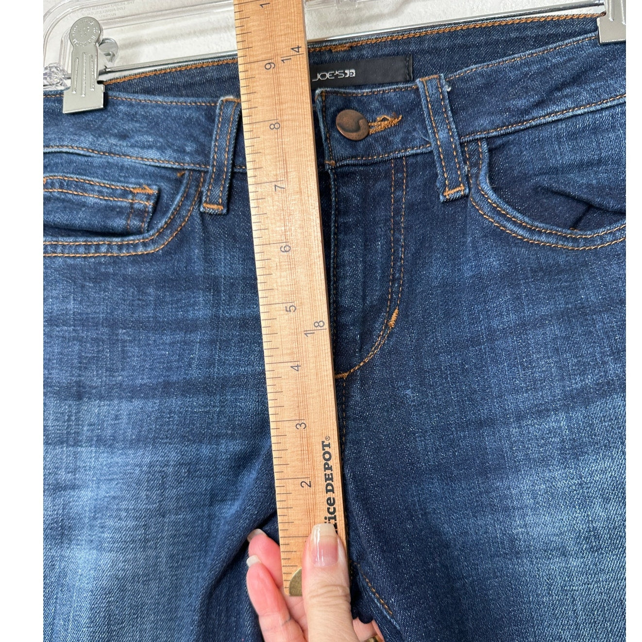 Joe's Dark Blue Wash Curvy Bootcut Rosie Jeans 27