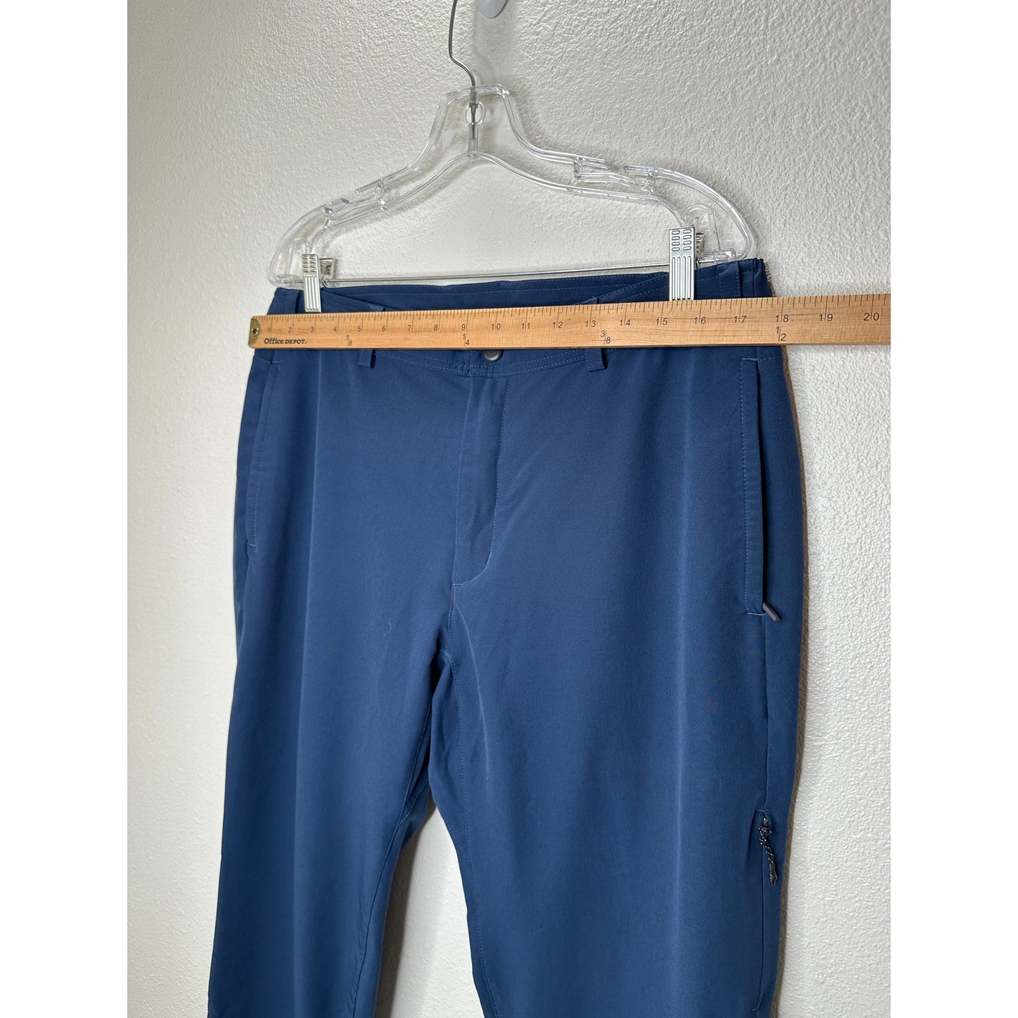 Mack Weldon Navy Blue Radius Flex Jogger Chino Pants L