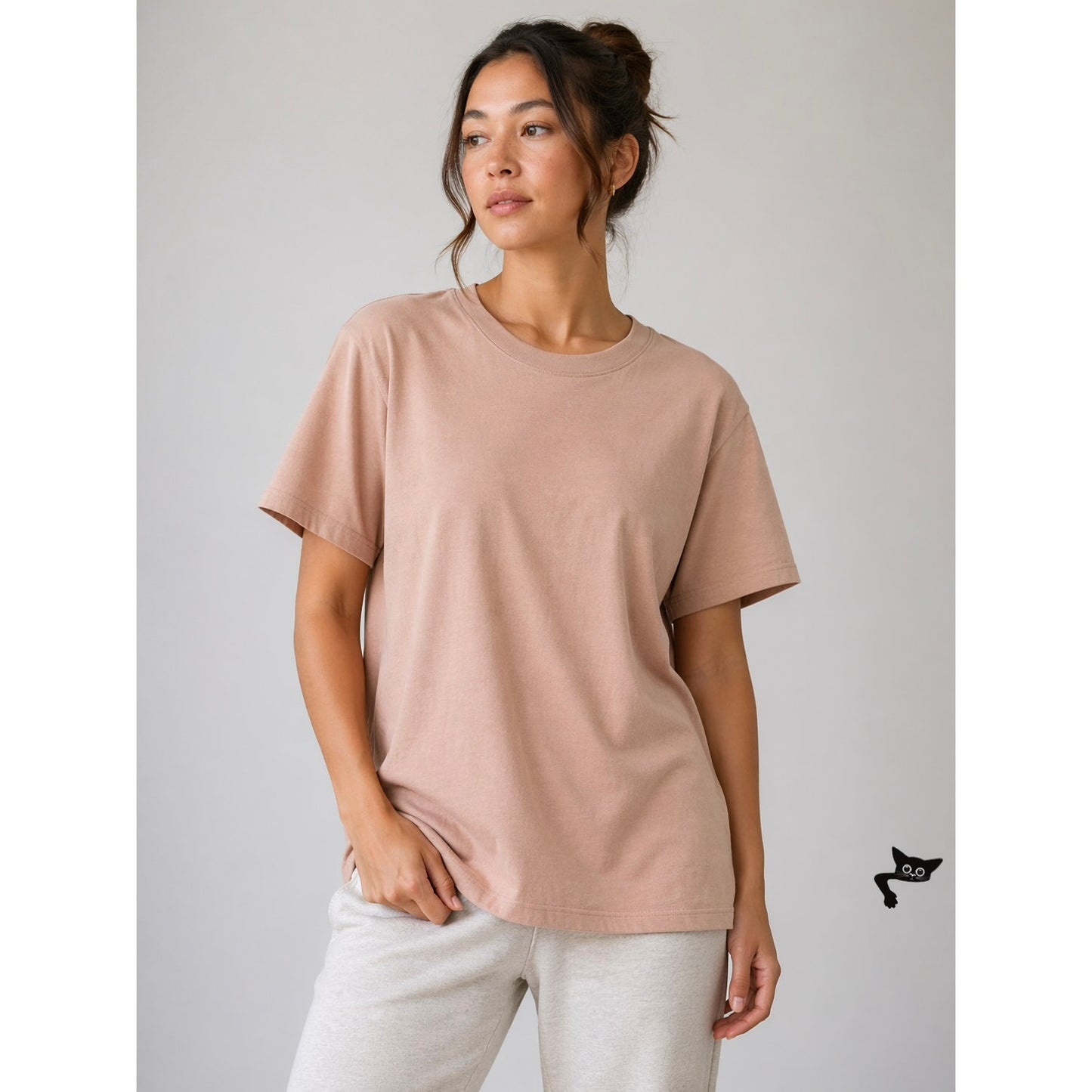 Lululemon All Yours Cotton Tee Twilight Rose Women 8