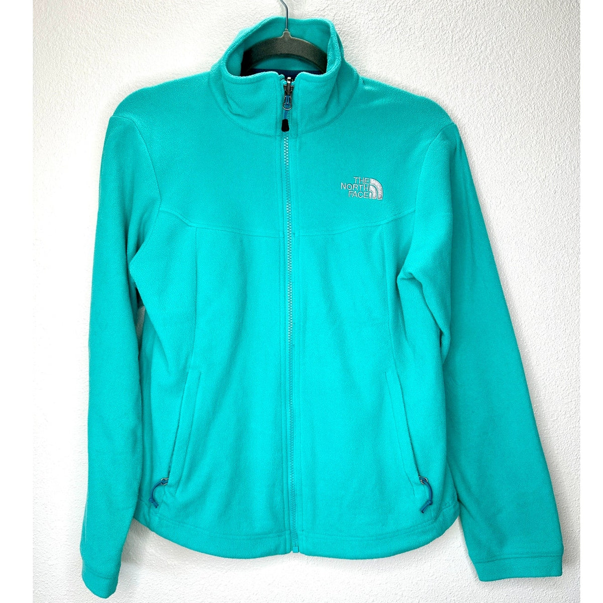 The North Face Aqua Front Zip Mock Neck Fleece Jacket
