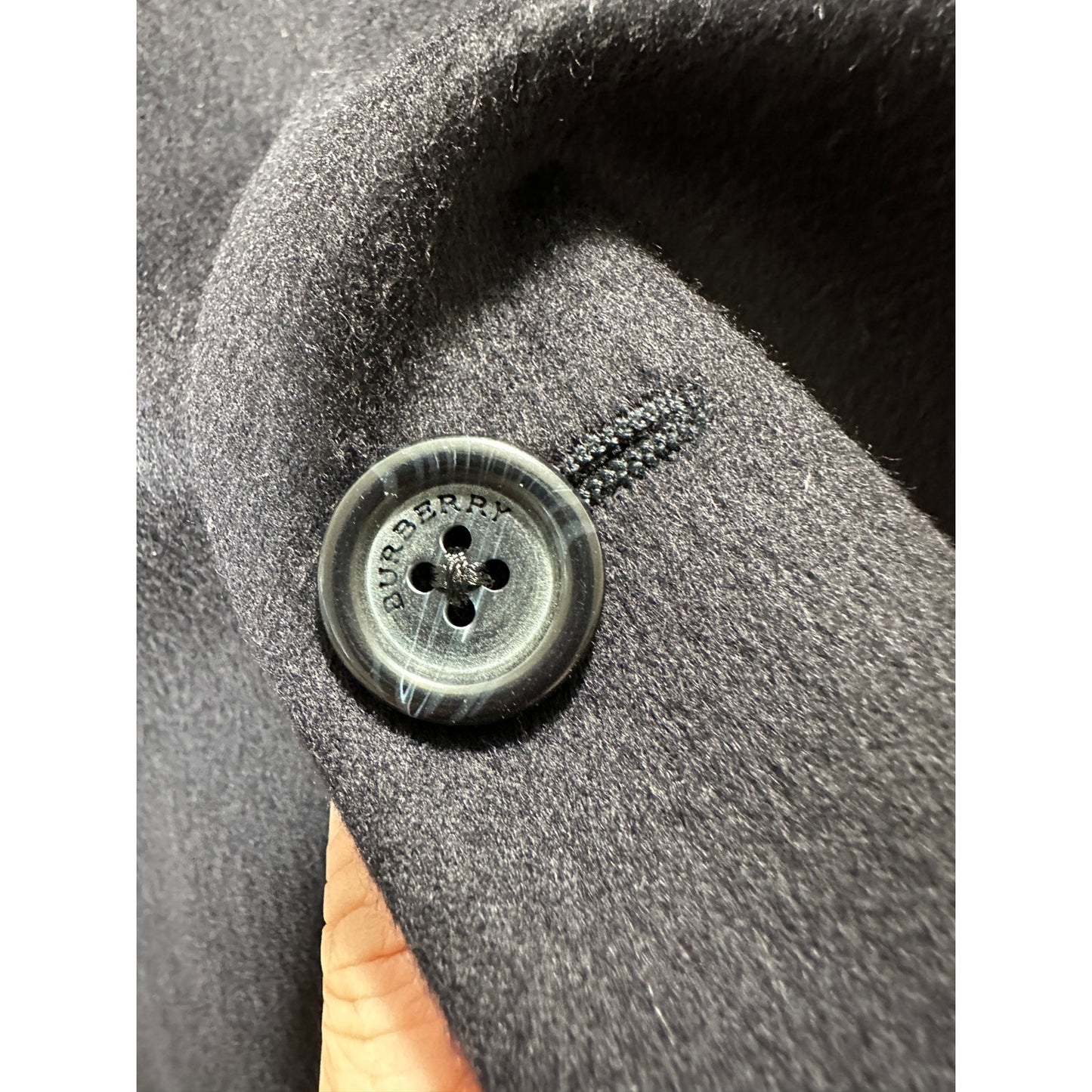 Burberry 100% Cashmere Black Bond Street 2-Button Blazer Jacket 40 Long