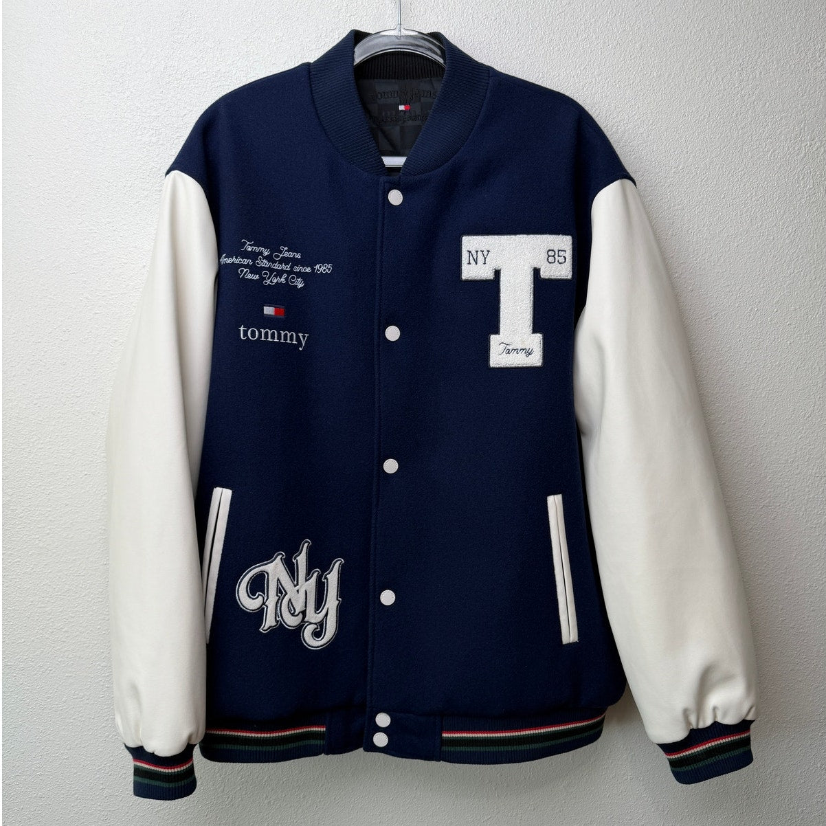 Tommy Jeans NY Varsity Letterman Jacket Men's US XL