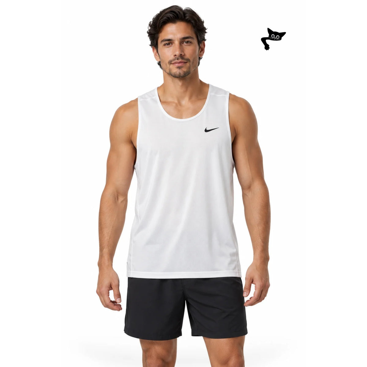 Nike Dri-FIT White Training Tank Men L