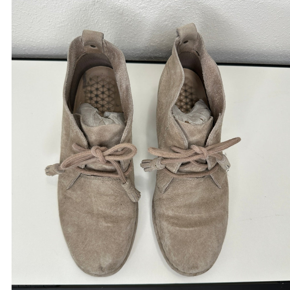 Hush Puppies Cyra Catelyn Beige Suede Chukka Boot 7
