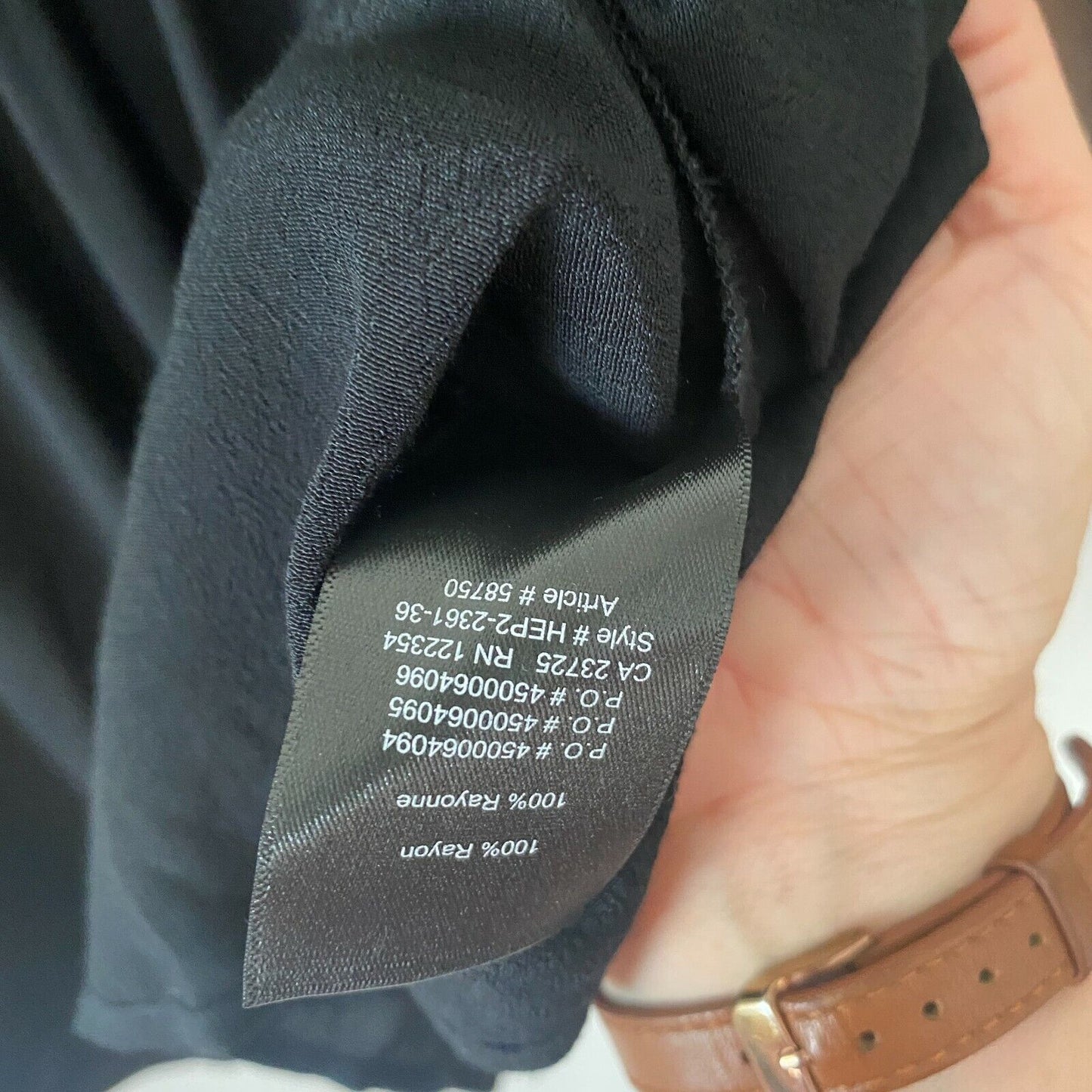 Aritzia Talula Marcilly Off Shoulder Ribbed Black Flowy Blouse Bell Sleeve SM