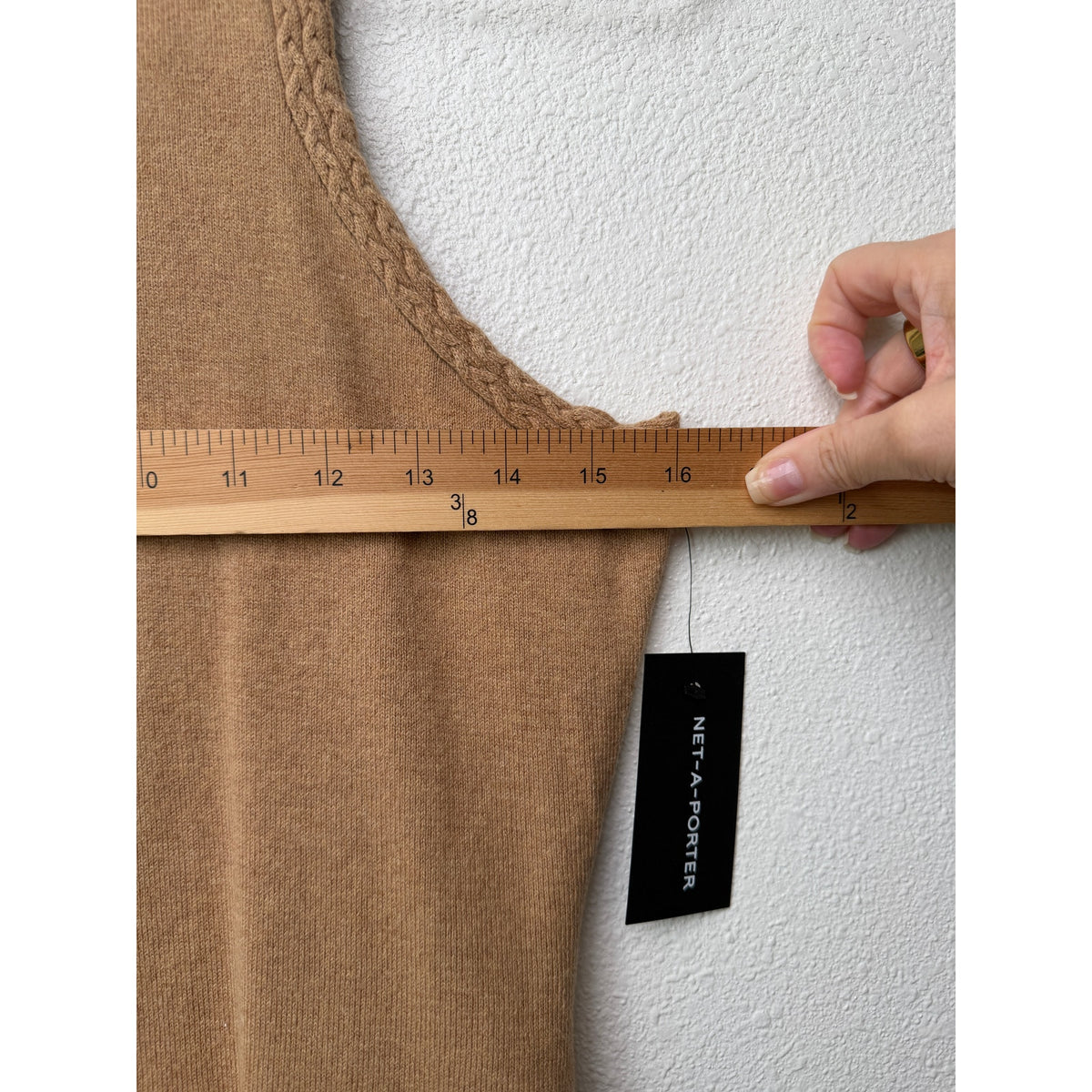 NWT Joslin Isabel Tobacco Cotton Cashmere Knit Tank Women M