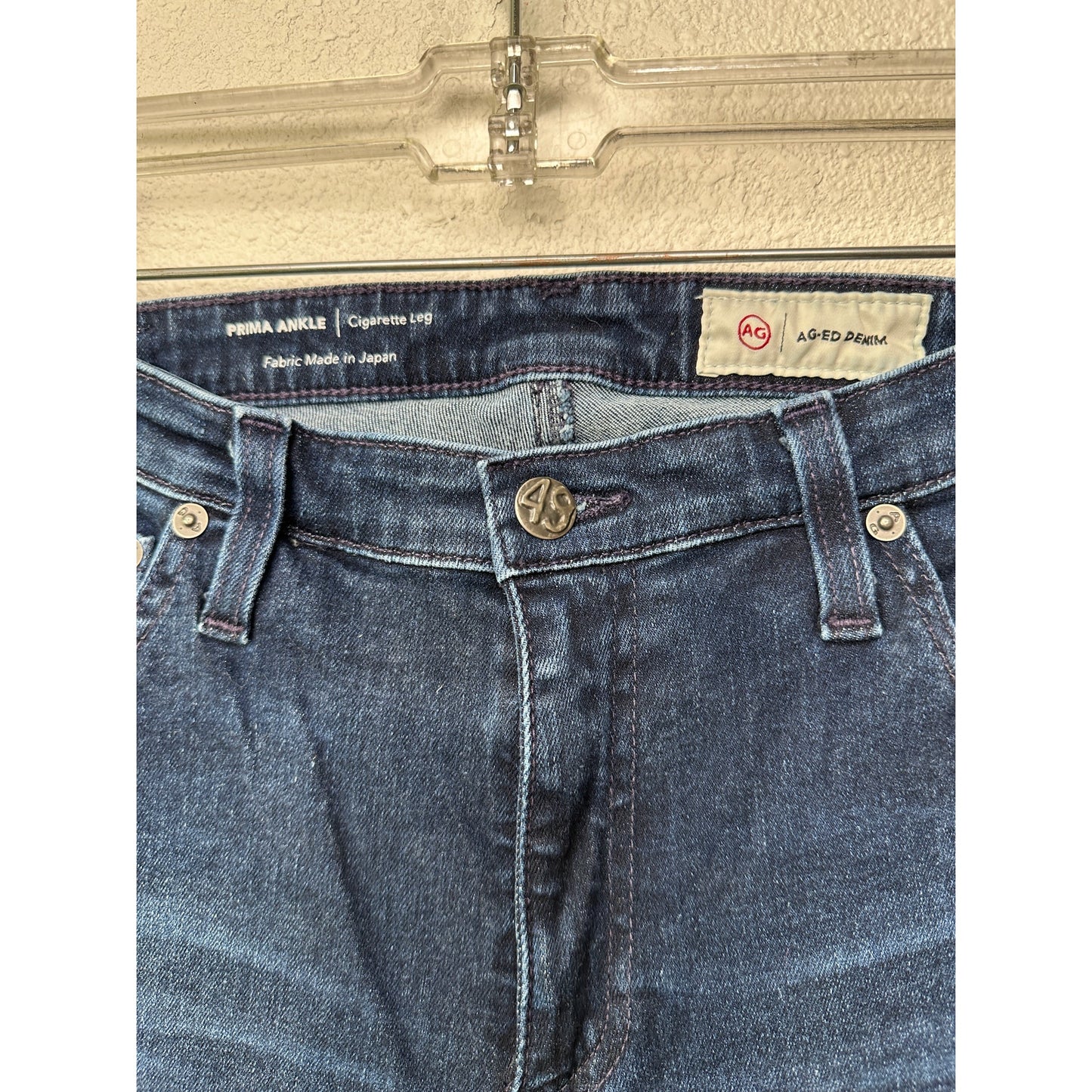 AG Jeans Prima Ankle Dark Wash Women’s US 31 Cigarette Leg