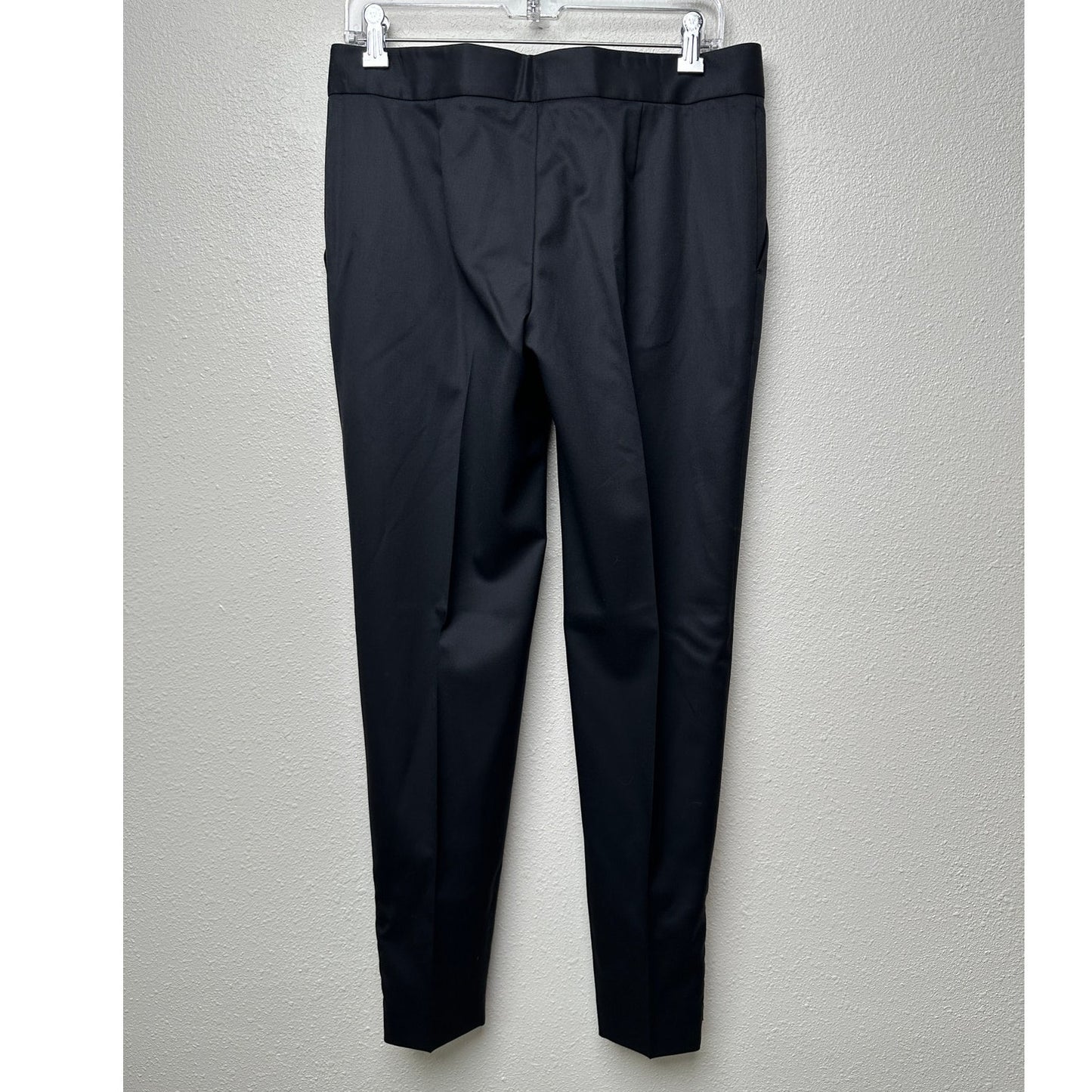 Stella McCartney Black Ankle-Zip Tailored Pants Women Size 6
