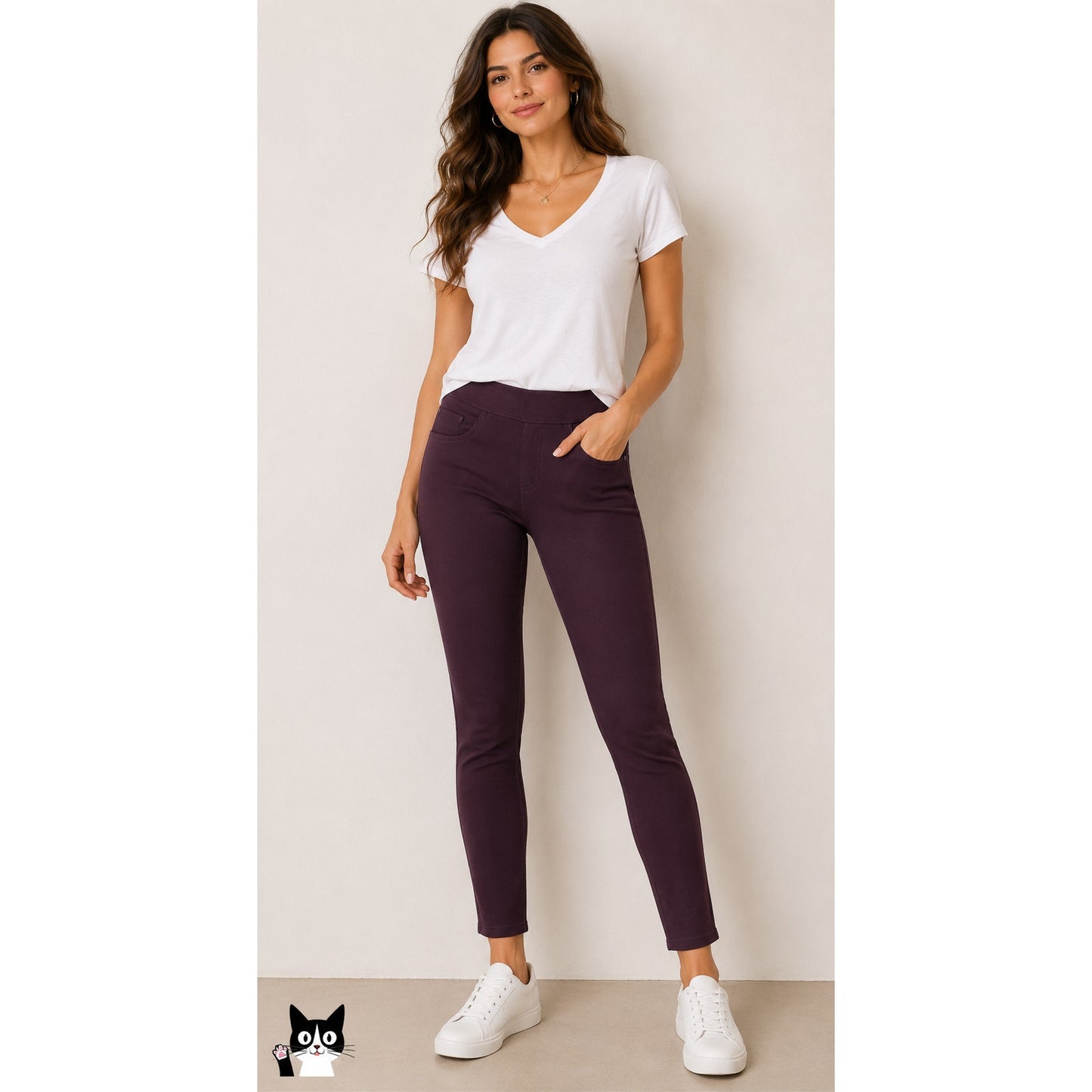 Sanctuary Eggplant Purple Thick Jegging Style Legging Pants S