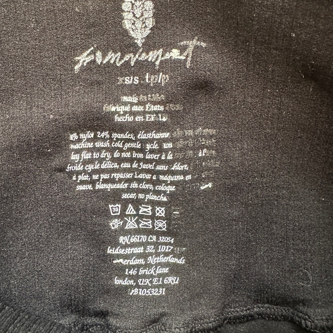 Free Movement Movement Black High Waist Yoga Pant XS / S