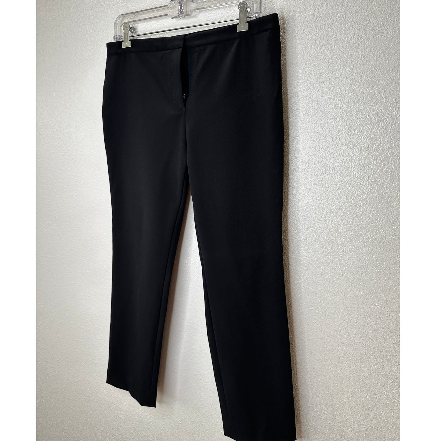 Theory Black Perform Tech Classic Skinny Leg Trouser Pants 8