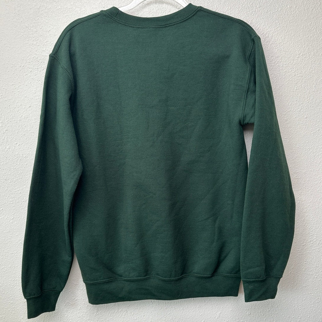 Gildan Green FAST Graphic Crewneck Sweatshirt US S