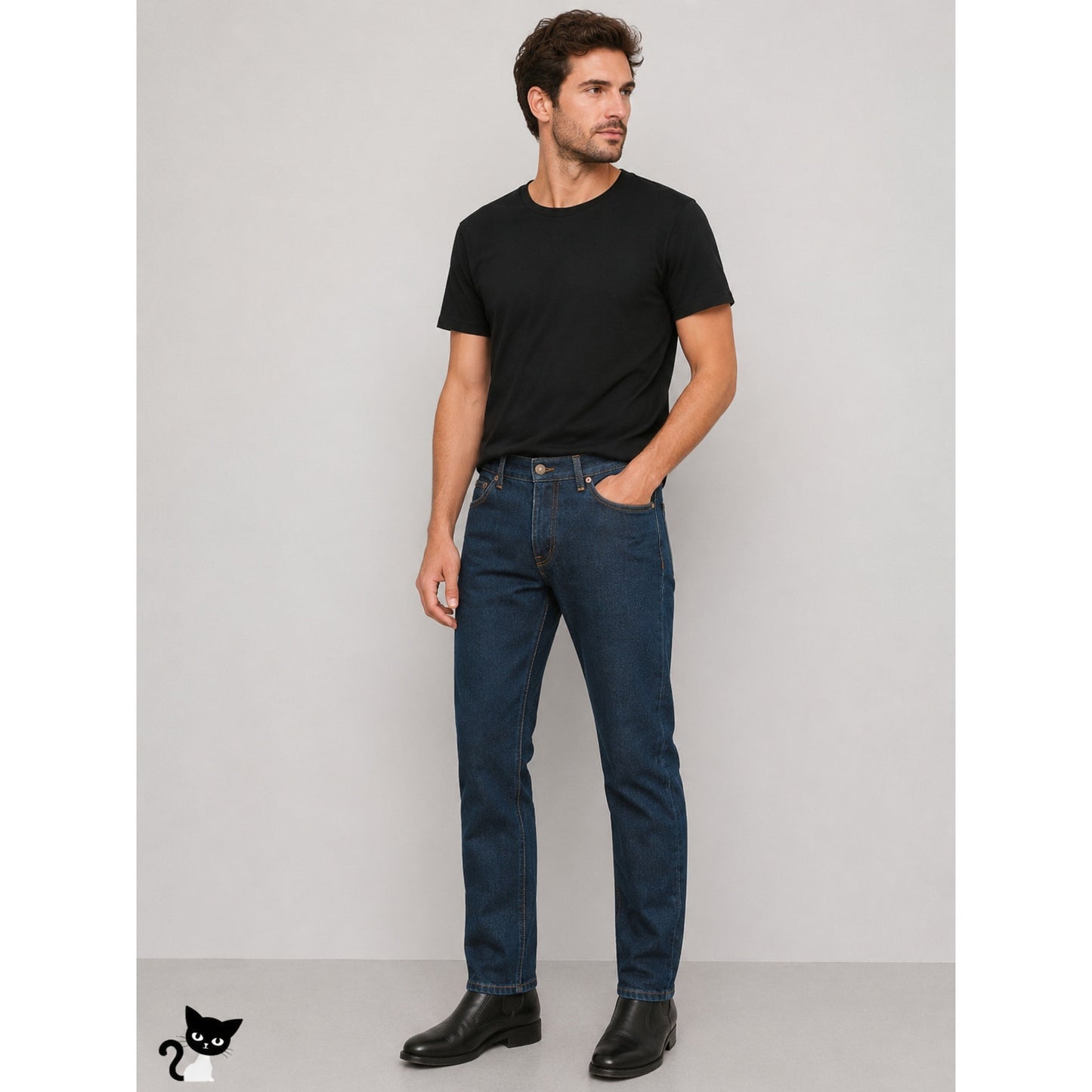 Saint Laurent Dark Wash Jeans Men's US 33 Button Fly Straight Leg