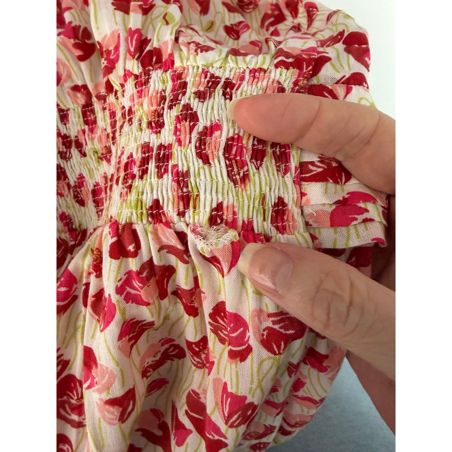 NWT Poupette St Barth Bruna Red Floral Mini Dress US XS