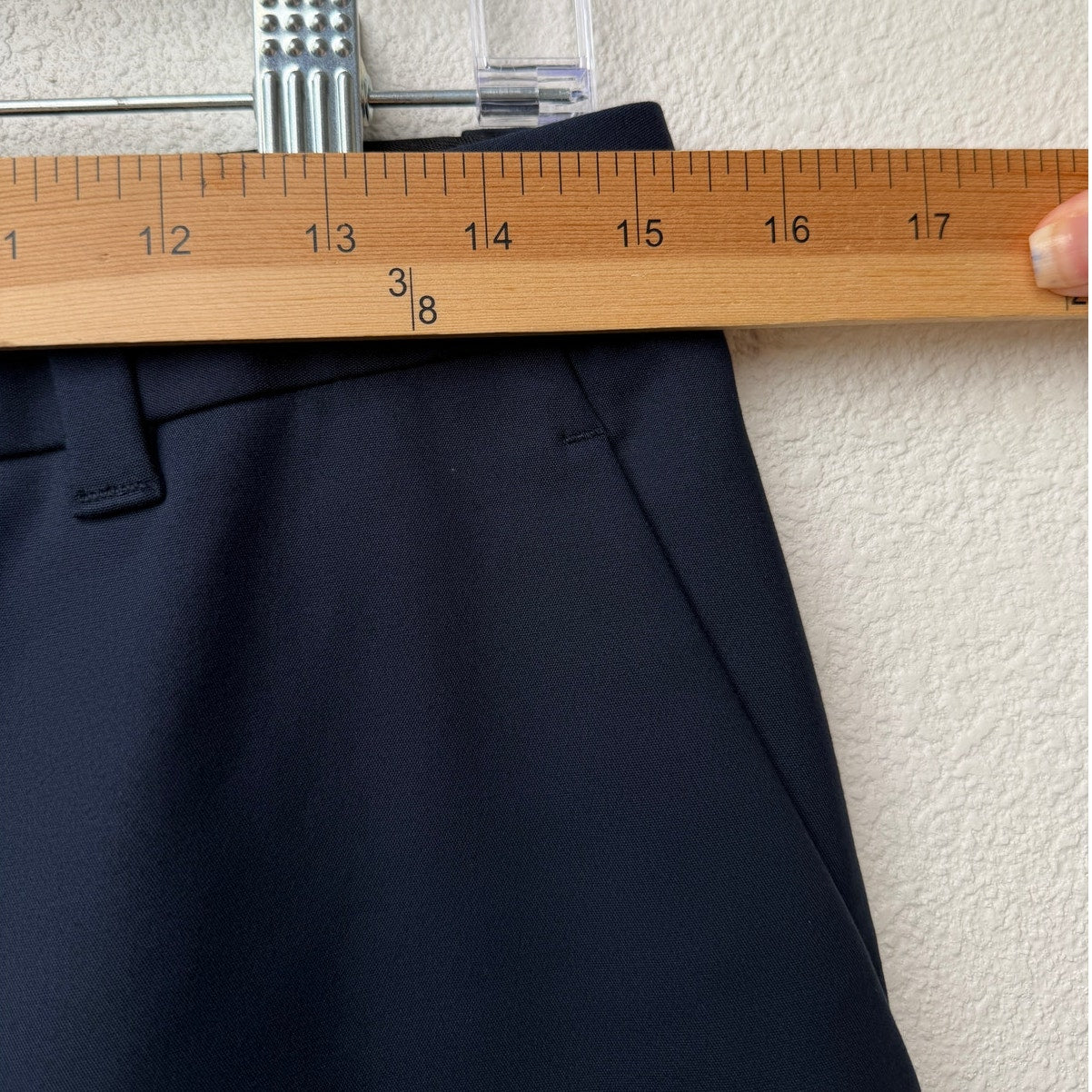 3.1 Phillip Lim Navy Blue Cropped Front Zip Trouser Pants Size 2
